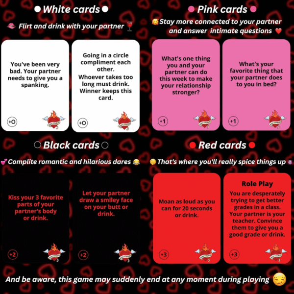 Risky Couples Fan – Date Night Game for Adults