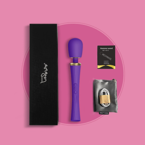 Wild Pulse Wand Vibrator – Rechargeable & Waterproof (Purple)